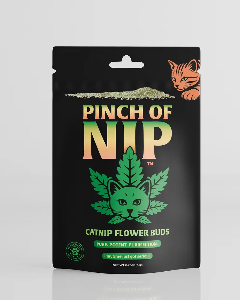 Pinchnip Premium All-Natural Catnip USA Product Feature Image 1